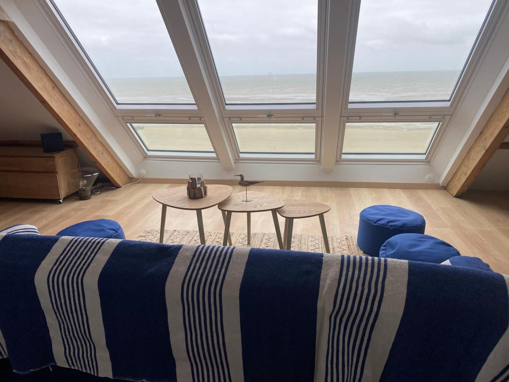 Vue Exceptionnelle En Front De Mer, 8 Personnes Ver-sur-Mer Luaran gambar